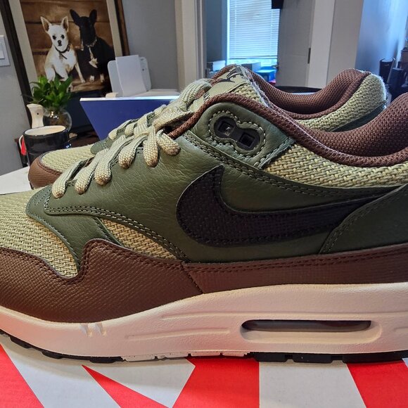 Nike Other - Nike Air Max 1 Essential PRM Neutral Olive/Cargo Khaki HF1516-200 Men's US 10